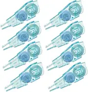 Plus WH-645R-4 Correction Tape, Whiper, PT 0.2 inches (5 mm), Replacement Tape, Economical, Pack of 8, Blue