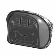 Polaris ASM., SEAT BOTTOM, BLACK/NUCLEAR ORANGE SUNSET, Genuine OEM Part 2685634