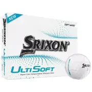 Srixon UltiSoft Golf Balls Sleeve or Dozen Quantity Low Compression Soft Feel