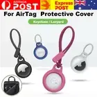For Apple AirTag Air Tag Protective Cover Shell Key Chain Lanyard Case Protector
