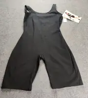 Vintage Gilda Marx California Bodysuit Woman Large Black Jumpsuit Unitard 80 90