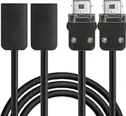 SNES/NES Mini Controller Extension Cable, 2 Pack 6ft/1.8M Extension Power Cord for Super Nintendo SNES Classic Edition Controller (2017) and Mini NES Classic Edition (2016)