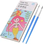 BCOATH Water Soluble Coloring Paper 20 Sheet Boys and Girls Watercolor Painting Book Drawing Book Patterns for Toddlers