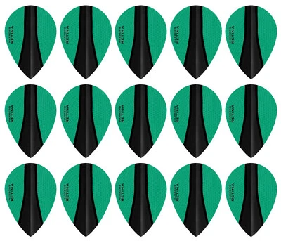 5 New Sets Harrows Retina X Pear Dart Flights – Ships w/ Tracking - Jade