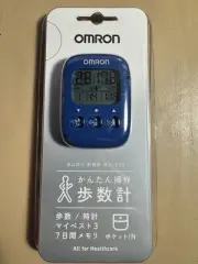 NEW OMRON PEDOMETER HJ-325B BLUE ③ Trial battery (1 CR2032 battery, built-in)