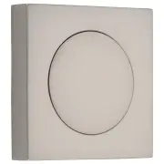 Blank Rose Square Satin Nickel