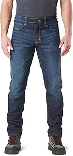 [5.11] Tactical Men's Defender-Flex Slim Jeans, Slim Fit, 7 Pockets Total, Cotton/Polyester, Style 74465
