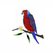 Australian Bird Metal Wall Art 3D Birds Hanging Home Garden Decor - Rosellas