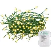 3m Battery Powered LED Green Copper Wire Fairy Xmas Party Light String