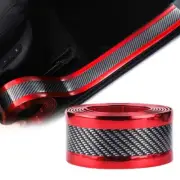 Car Door Sill Scuff Protector Sticker Anti-scratch Carbon Fiber Body Bumper Tape (for: Fiat)