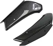 LCCDZ Compatible with Yamaha YZF-R6 R6 R 6 2017 2018 2019 2020 Motorcycle Fairing Parts Aerodynamic Wing Kit Fixed Winglet Fairing Wing (Color : Carbon Pattern Black)