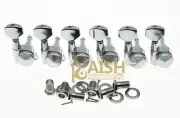 Wilkinson Locking Guitar Tuners Chrome 6 Inline Tuning Keys Pegs Machine Heads