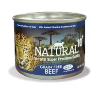 在飛比找大樹健康購物網優惠-【NATURAL10+】原野主食罐-牛肉185g（效期日20
