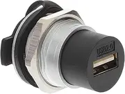 FONDOTIN USB Panel Mount Coupler Adapter Female to Female USB Extension for Easy Installation Durable Construction Scratch Resistant Design for Industrial