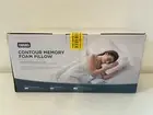 Osteo Contour Memory Foam Queen Size Sleeping Neck Pillow Cervical Support White