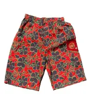 Vintage Y2K Red Green Boardshorts Boardies Ladies Mango BNWT - Size 16 Shorts