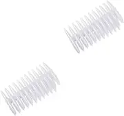Beavorty 2 Sets 20 20 Panel Nail Art Display Rack Plastic Nail Polish Stand 24 Slices/panel Nail Sticks Polish Storage for Salon Home Use