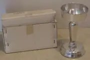 NEW Crabtree & Evelyn Silverpated Pillar Candle Holder #1