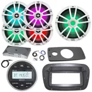 JBL Marine Radio, Spa Bezel,Adapter, ANT, Amp,Kit, LED Sub, 4x 6.5" LED Speakers