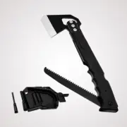 Tactical Axe Steel Head Hunting Survival Handmade Felling Hatchet Camping Saw