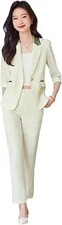 [Generic] Women Jacket and Suits Pants Spring Office Lady Elegant 2 Piece Sets Outfits