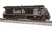 BROADWAY LIMITED 7305 N GE ES44AC ATSF #785 Zebra Stripe Paragon4 Sound/DC/DCC