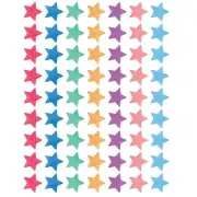 Teacher Created Resources Watercolor Star Mini Stickers Pack of 378 (TCR8897)