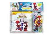 Marvel Spidey Or Spiderman Kids Children Bathtime Book w Figures Bag Eva 3+