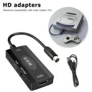 For Sega Saturn Console HD Adapter SS to HDMI-compatible Converter w/ USB Cable