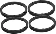 COMPUKAS 4PCS Stackable Plastic Speaker Extender Rings Automotive Speaker Riser Adapter for Quick Installation and Robust Performance Car Audio System Modification