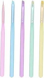 MOTHNUR 5pcs Set Nail Pen Set Small Nail Brush Nails Brush Nail Polish Brush Replacement Manicure Brush for Nails Nail Brush for Fingernails Brush for Gel Nail Polish Manicure Supplies