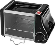 Toaster Oven Mini Oven Multifunctional Household Electric Oven 1.5L Capacity Compact Design Timer Kitchen Machine Dried Fruit Barbecue Bread Pizza Baking 220V Halogen ovens/13278