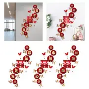 Traditional Chinese Wedding Decorations,Double Happiness Decoration,Wall