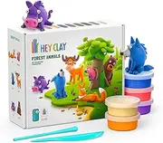 Hey Clay Forest Animals Set (15 Cans & 2 Tools)