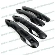 4 Smart Carbon Fiber Cover Trim For 21-23 Toyota Venza SUV Side Lock Door Handle