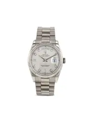 Rolex 2002 pre-owned Day-Date 36mm - Silver