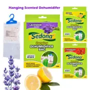 3PCS Hanging Scented Dehumidifer 160g Lavender, Lemon, Strawberry Scent NEW AU