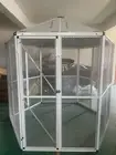 Pet Cage Mesh sides Door Entry light weight White Large Bird Aviary