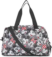 [Disney] Tote Duffel Bag Mickey Mouse Friends All Over Print Weekender Travel