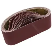 10X(3X21 Inches(75X533mm) Aluminum Oxide Sanding Belt 15 Pack Sanding Belts7205