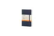 Moleskine Classic Hardcover Writing Pocket Notebook Ruled 192-Pgs Sapphire Blue