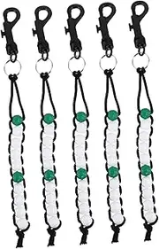 GANAZONO 5pcs Bead Golf Score Counter Wrist Device Durable and Scorekeeping Tool for Beginners and Golf Lovers for Accurate Stroke Tracking The Course Random Color