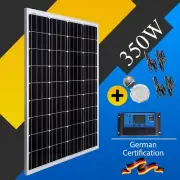 12V 350W Solar Panel Kit Mono with 30A Controller Caravan Camping Charging Power