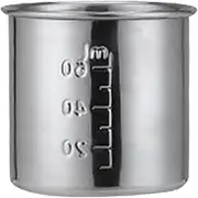 Ysyqkn Medicine Cup, Stainless Steel Medicine Cup, Wine Measuring Device, Home Care, Home Party Use, 60 ml