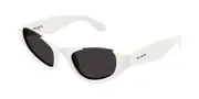 Azzedine Alaia AA0076S 002 Women’s Sunglasses White Size 54