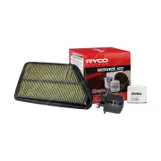 Ryco Oil Air Fuel Filter Service Kit for Honda Integra 2nd Gen 06/1989-1992