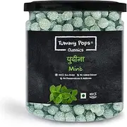 Herbs & Us | Tummy Pops| Handmade Mukhwas | Pudina Goli/Pachak Vati/Mint Candy (300 gm) Jar | Mouth Fresheners After Meal