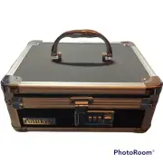 NEW VAULTZ CASH MONEY LOCK BOX WITH PERSONALIZED COMBINATION LOCK NO KEY NEEDED