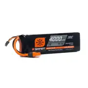 11.1V 4000mAh 3S 30C Smart LiPo Battery: IC3 Spektrum