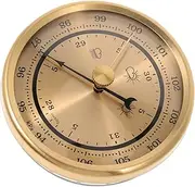 Kisangel Portable Weather Barometer Dial Design Multi-Functional Hygrometer Thermometer Accurate Air Pressure Gauge for Home Use Screen Unit